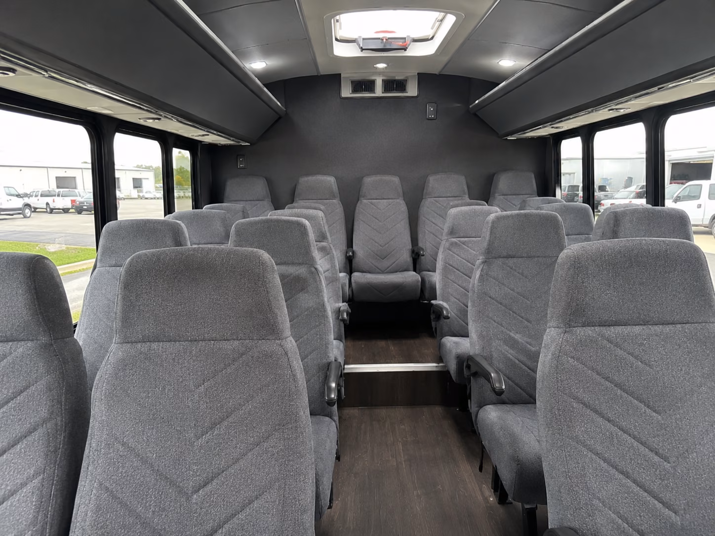 oxnard 18 passenger minibus interior