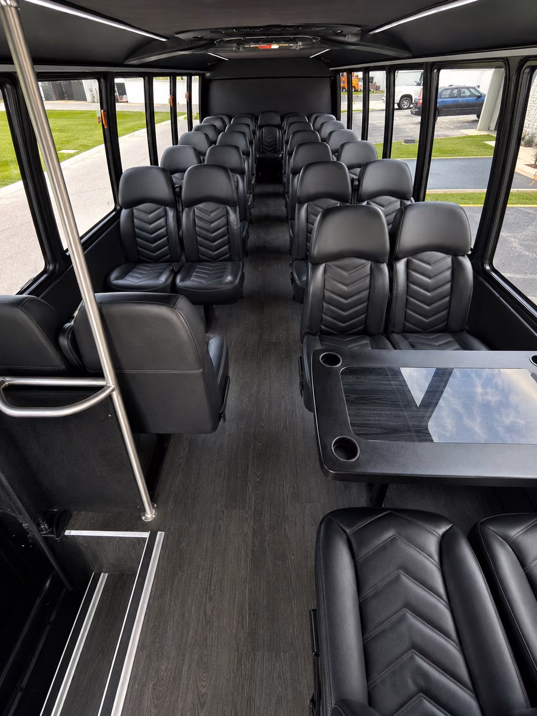 oxnard 20 passenger minibus inside