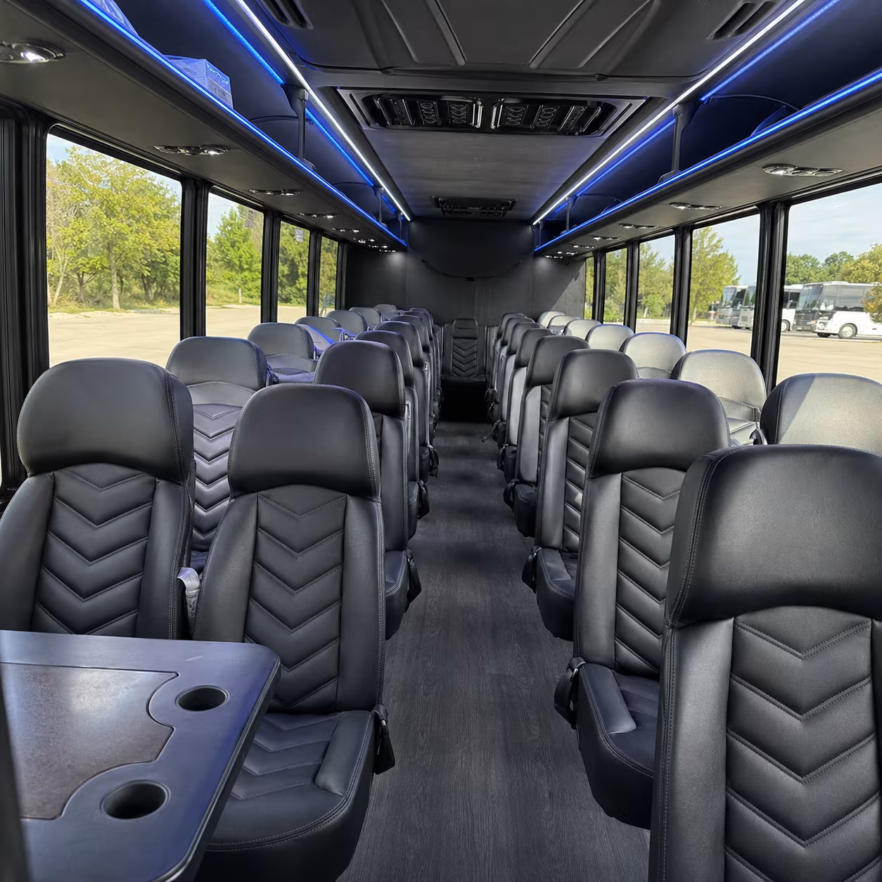oxnard 35 passenger minibus interior