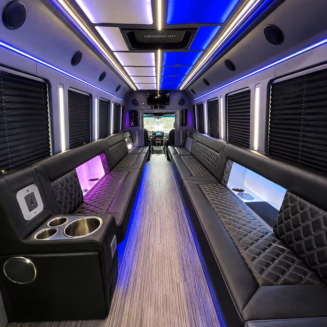 oxnard party bus inside