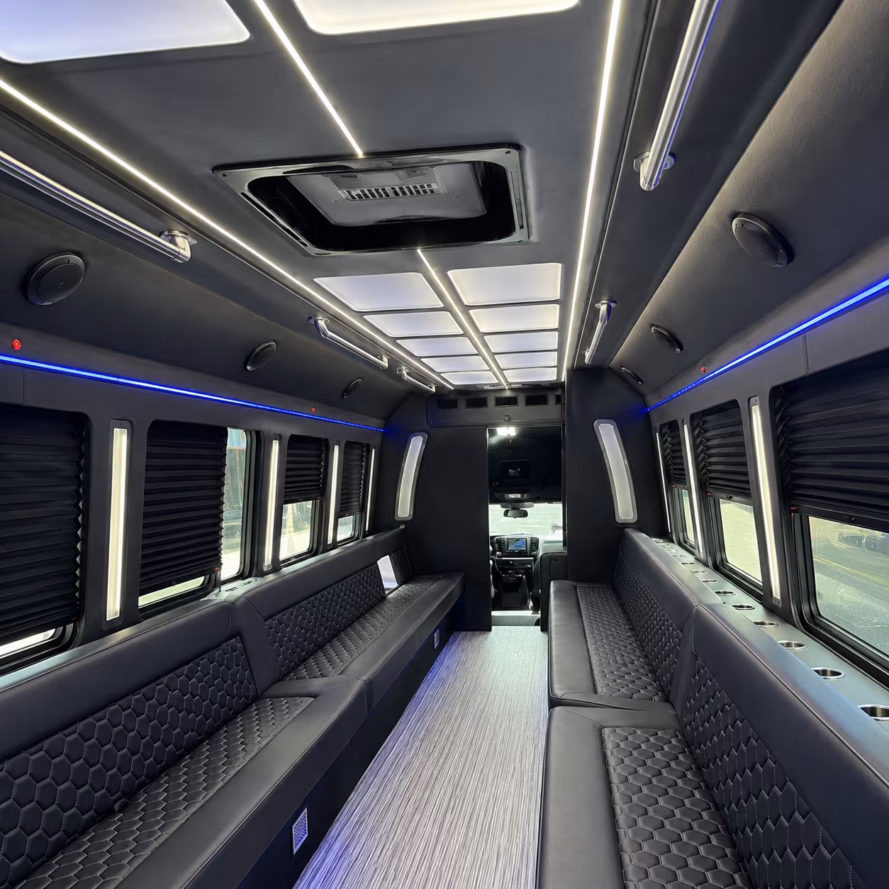 oxnard party bus interior