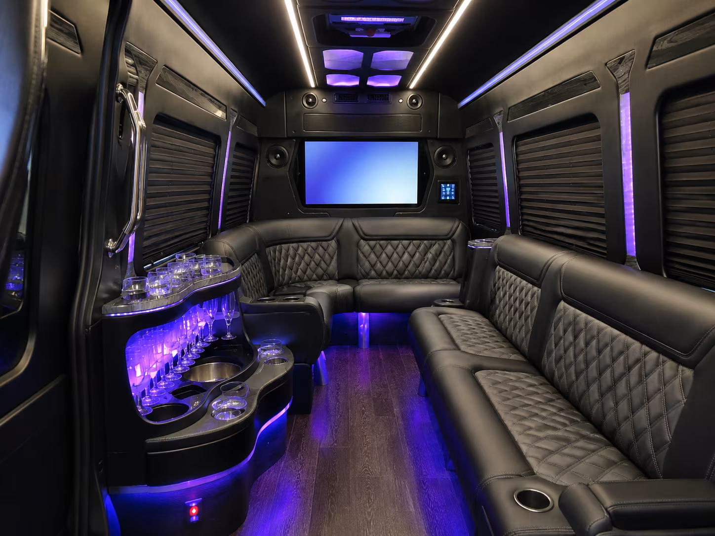 oxnard sprinter limousine inside