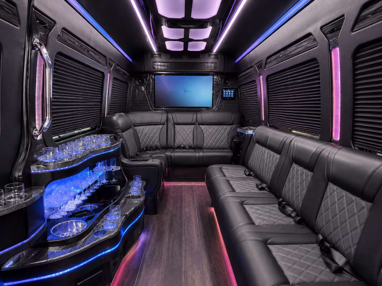 oxnard sprinter limousine interior