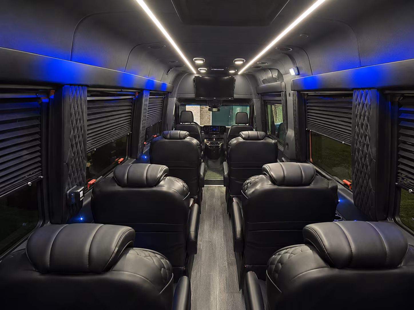 oxnard sprinter van with driver inside