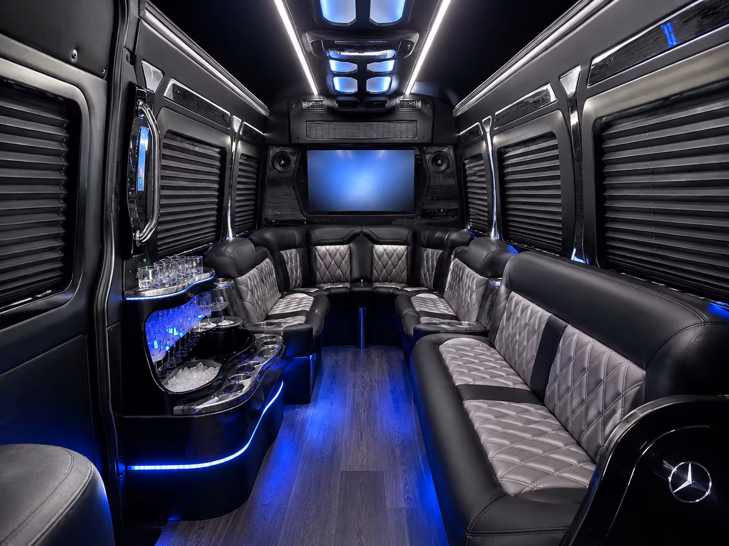 rehearsal dinner bus rentals around channel islands harbor